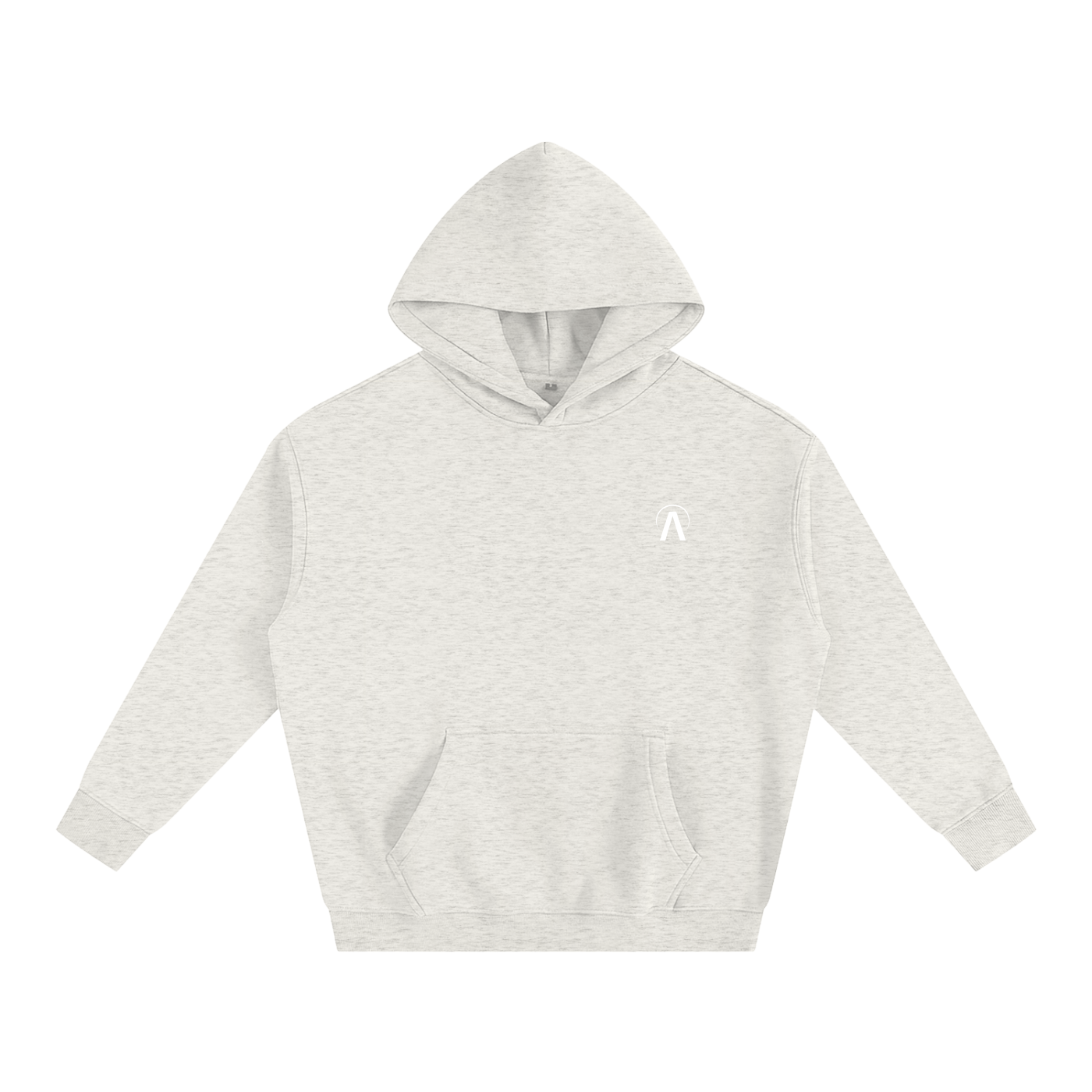 Eclipse (Moon Gray) - Oversized Fleece Hoodie