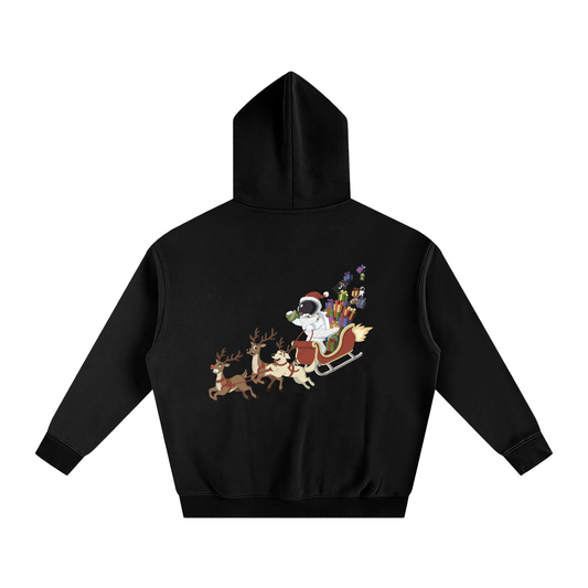 AstroClaus Christmas 2025 - Oversized Fleece Hoodie