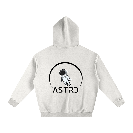 Blackout Eclipse (Moon Gray) - Oversized Fleece Hoodie