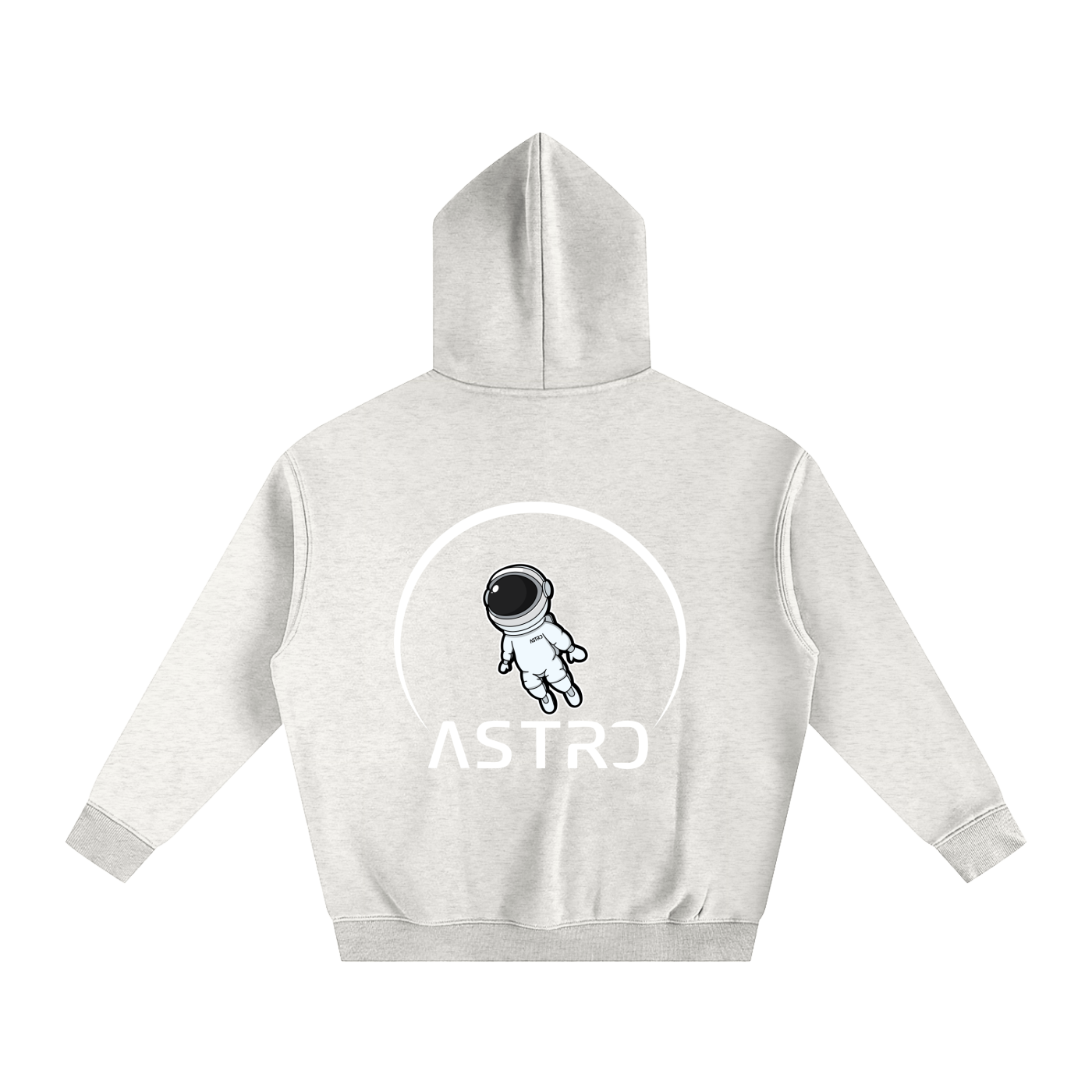 Eclipse (Moon Gray) - Oversized Fleece Hoodie